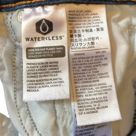 Levi’s 726 High Rise Flare Jeans Black Size 27 - Picture 12 of 14